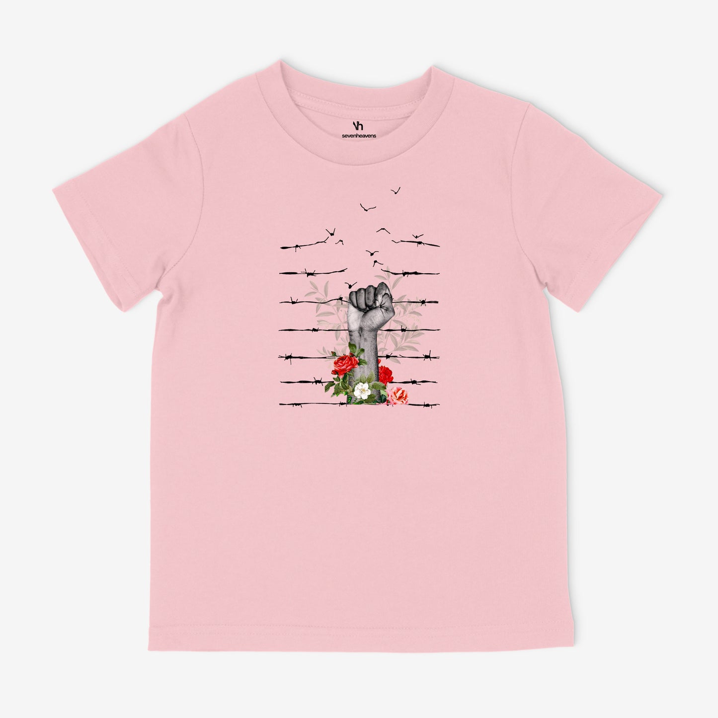 Holding Barbed Wire | Kids T-Shirt