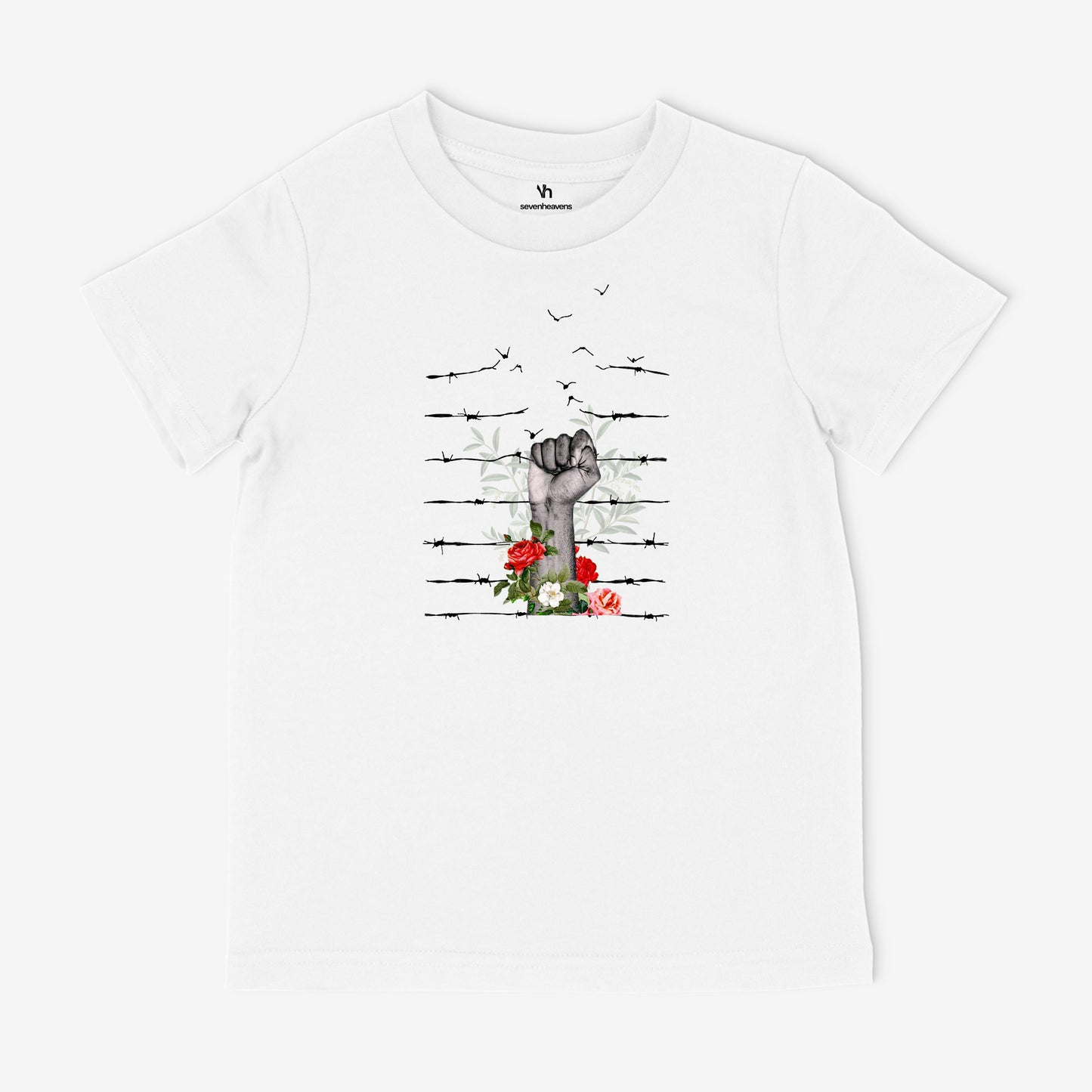 Holding Barbed Wire | Kids T-Shirt