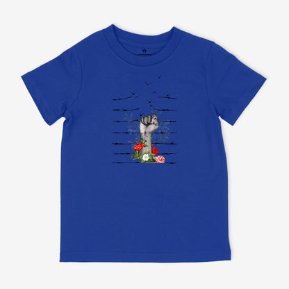 Holding Barbed Wire | Kids T-Shirt